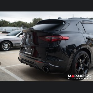 Alfa Romeo Stelvio Rear Spoiler - Carbon Fiber - Mid Spoiler